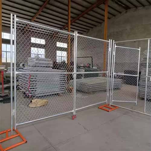 6x12ft portable galvanized fences construction chain link temporary fence panel for events / temporary fence