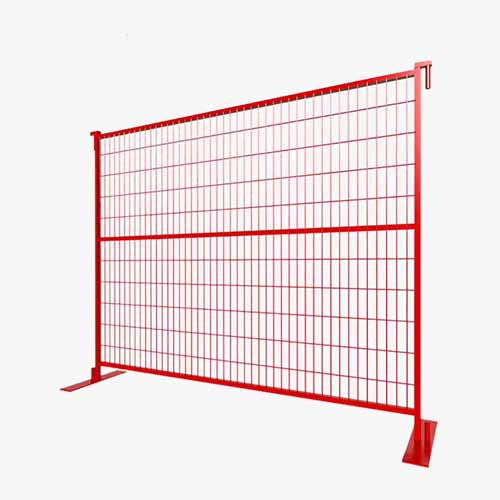 Hot sale cheap Canada temporary fence no dig fence panels