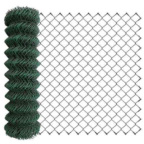 Wholesale Galvanized Weaving Chain Link Fence Professional No Dig Dog Guard Fencing Chain Link Fence