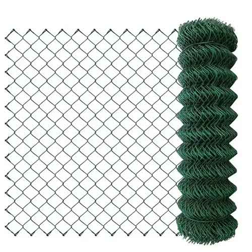 split rail fence Galvanized stainless steel chain fence PVC coated steel wire chain fence slope protection animal fence