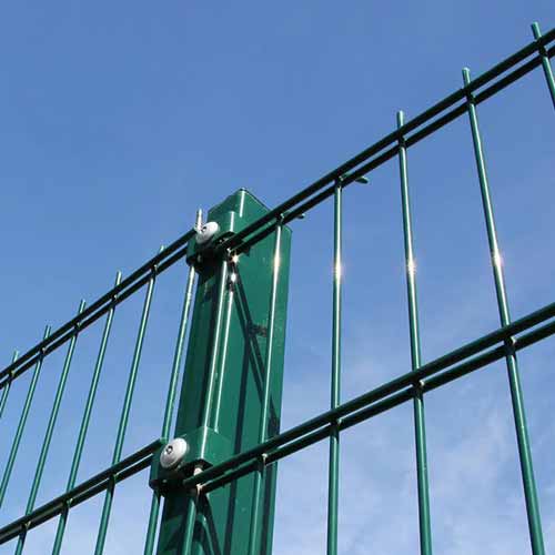 metal fence double wire fence