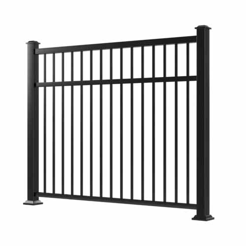 Ornamental Galvanized Wrought Tubular Garden Picket Fence PVC Frame Model Aluminum Metal Fence For Outdoor Backyard