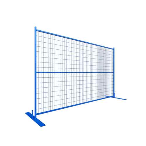 Removable Portable Hot Dipped Galvanized Welded Wire Mesh 6X10FT Construction Site Canada Temporary Fence with Gate