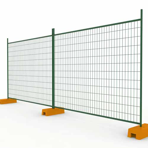 split rail fence Construction Hoarding Temporary fence Removable plastic Base Temporary fence Panel
