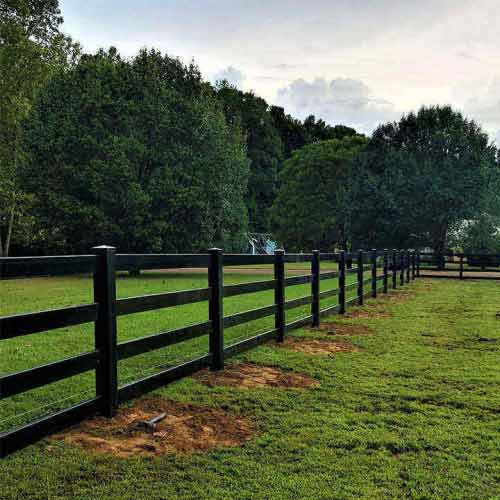 Two-Rail & Three-Rail Split Rail Fence - Versatile Boundary Options