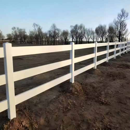 Low-Maintenance Split Rail Fence - Weathers Naturally Over Time